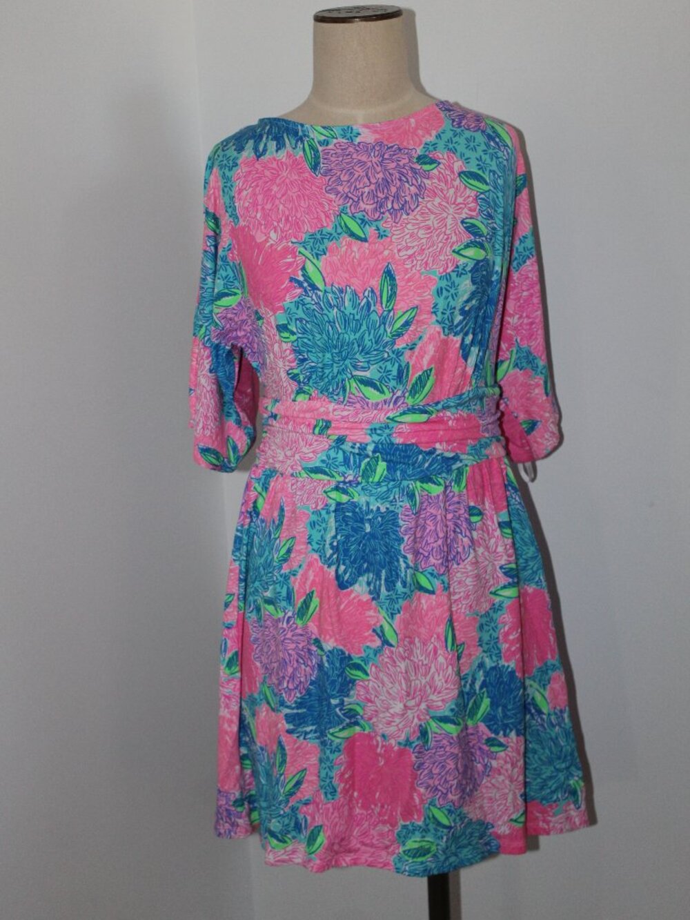 NWT Lilly Pulitzer Parigi Boat Neck Skort Romper Dress Beach House Blooms
